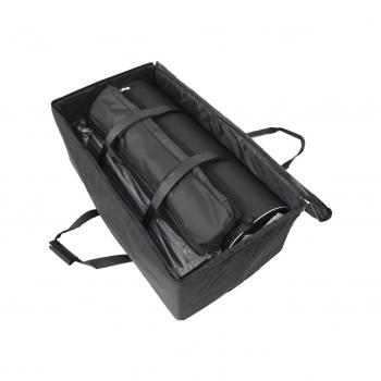 PopUp Faltdisplay gebogen PREMIUM, incl. Druck mit Softtrolley