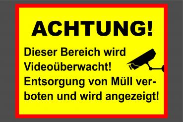 Warnaufkleber A106