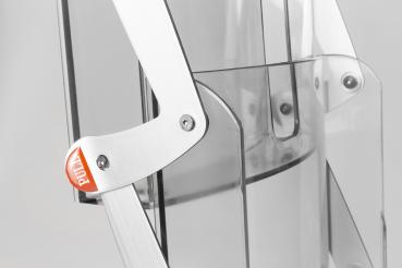 Preview: Foldable brochure stand, Brochure Holder EASY 5x A4 Preview: Foldable brochure stand, Brochure Holder EASY 5x A4