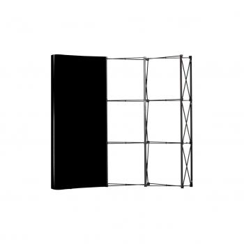 PopUp Faltdisplay gebogen PREMIUM, incl. Druck mit Softtrolley