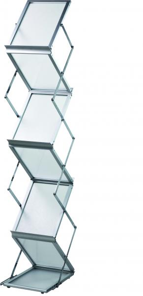 Foldable brochure stand